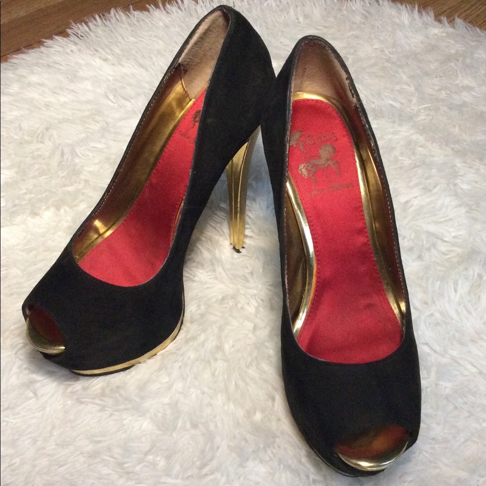 Circus by Sam Edelman Black Suede Tatiana Pump